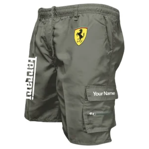 Ferrari F1 Team Custom Name Workwear Casual Shorts BLFO2925A1FRR