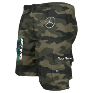 Mercedes F1 Team Custom Name Workwear Casual Shorts BLFO2925A1MER