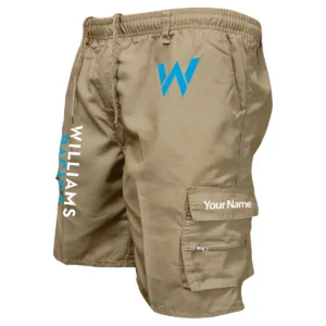 Williams F1 Team Custom Name Workwear Casual Shorts BLFO2925A1WIL