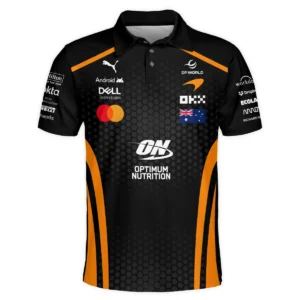 Alternative view of 2026 Oscar Piastri McLaren F1 Teamwear Polo Shirt BLOP26226A1PL - Orange