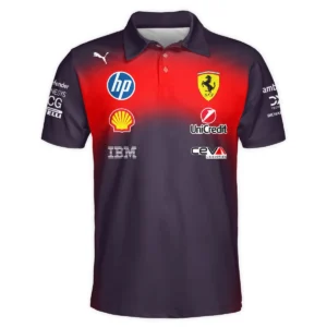 Alternative view of 2026 China GP Edition Ferrari F1 Polo Shirt BLVA12326FRRPL