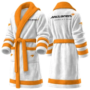 McLaren F1 Team Designed For Fans Coral Fleece Bathrobe BLMCL201225A2