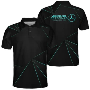 Mercedes F1 Teamwear Polo Shirt BL8326A1MERPL - F1 Fan Gear