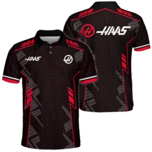 Haas F1 Teamwear Polo Shirt BLVA5326A1HAASPL - Formula Racing Apparel