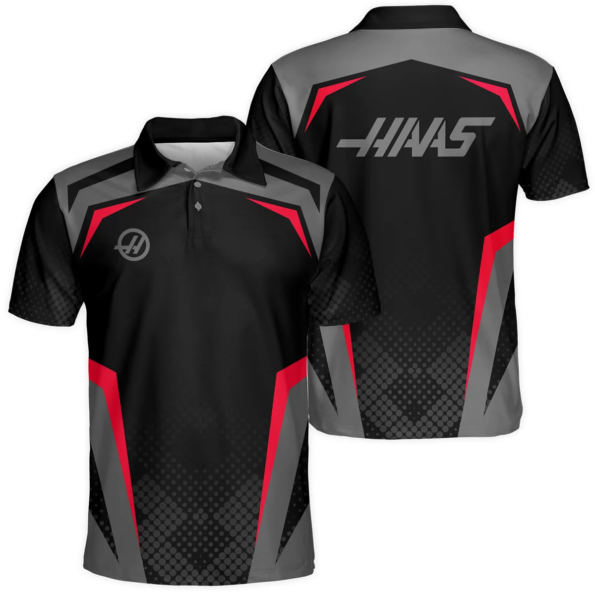 Haas F1 Teamwear Polo Shirt BLVA5326A3HAASPL