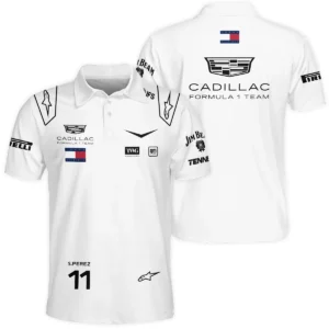 2026 Sergio Perez Cadillac F1 Team Apparel Polo Shirt BLVA9326SP4PL