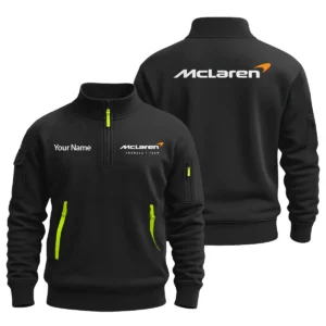 McLaren F1 Team Logo Fashion Sweatshirt Half Zipper BLFO6825A1MCL
