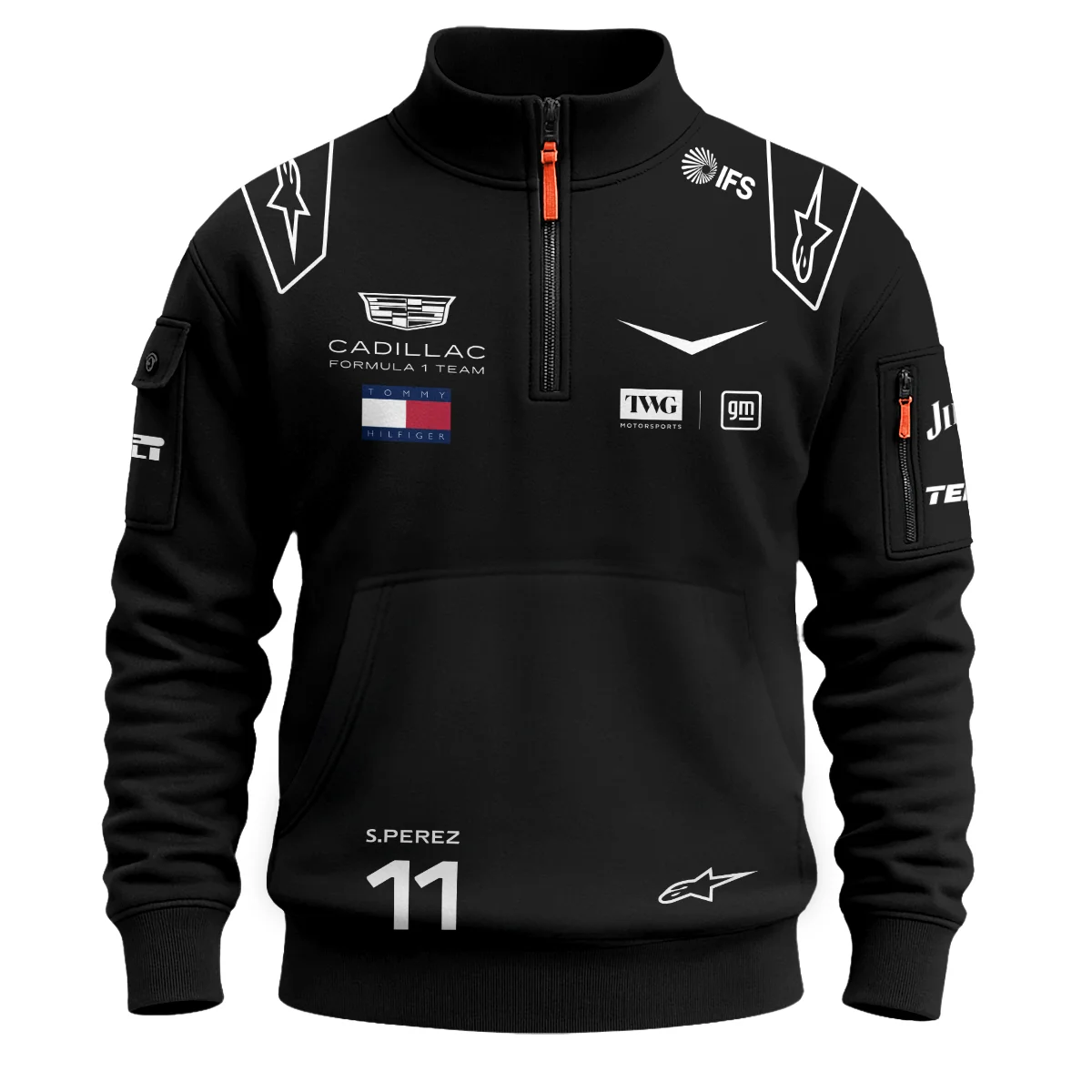 2026 Sergio Perez Cadillac F1 Team Apparel Sweatshirt Zipper BLVA9326SP3SHZ - Image 2