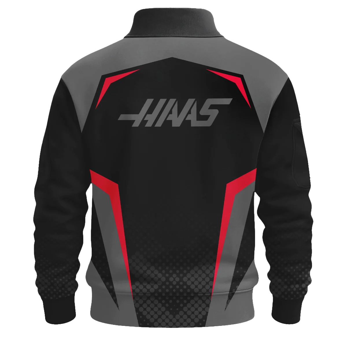 Haas F1 Teamwear Sweatshirt Zipper BLVA5326A3HAASSHZ - Image 3