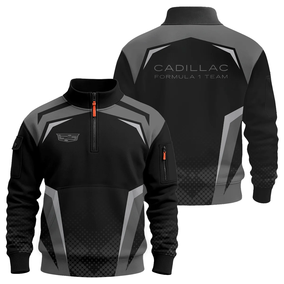 Cadillac F1 Teamwear Sweatshirt Zipper BLVA5326A3CDLSHZ
