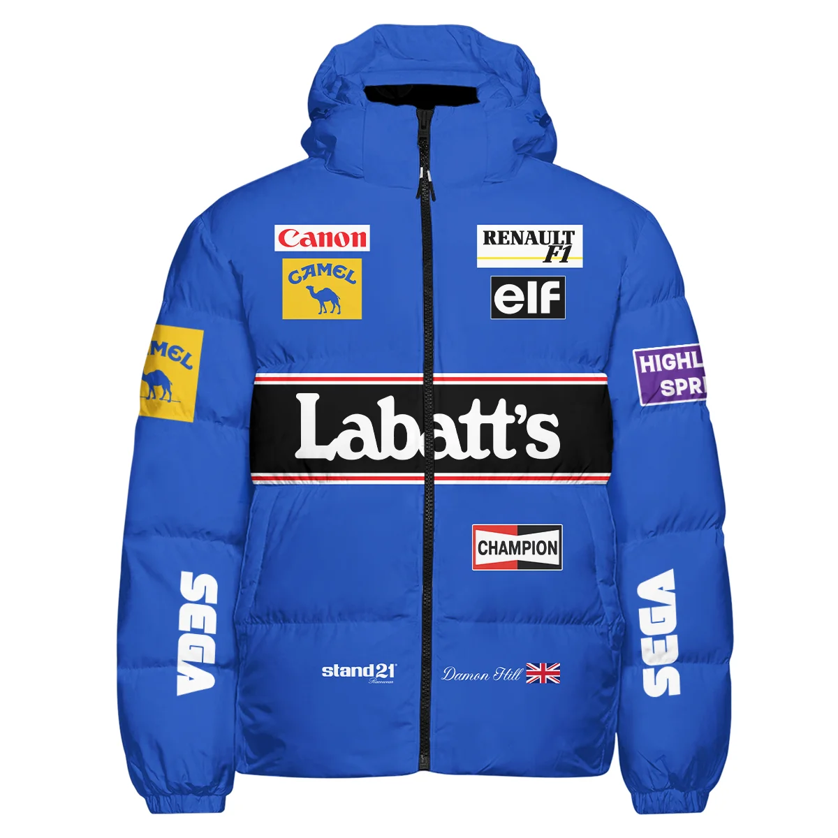 1993 Damon Hill Racing Suit Williams F1 Down & Puffer Jackets BLVADH050925A1HCJ - Image 2