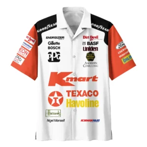 Alternative view of 1993 Nigel Mansell Racing Suit Newman Haas IndyCar Hawaiian Shirt BLNM29725A6HW