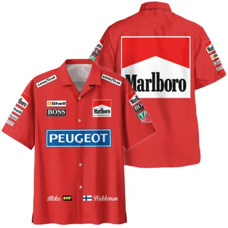 1994 Mika Hakkinen Racing Suit McLaren F1 Hawaiian Shirt BLVAMH271025A1HW - Formula Racing Apparel