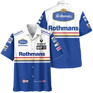 1996 WDC Damon Hill Racing Suit Williams F1 Hawaiian Shirt BLVADH050925A2HW