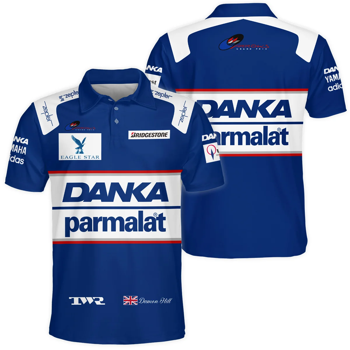 1997 Damon Hill Racing Suit Polo Shirt BLVADH050925A4PL