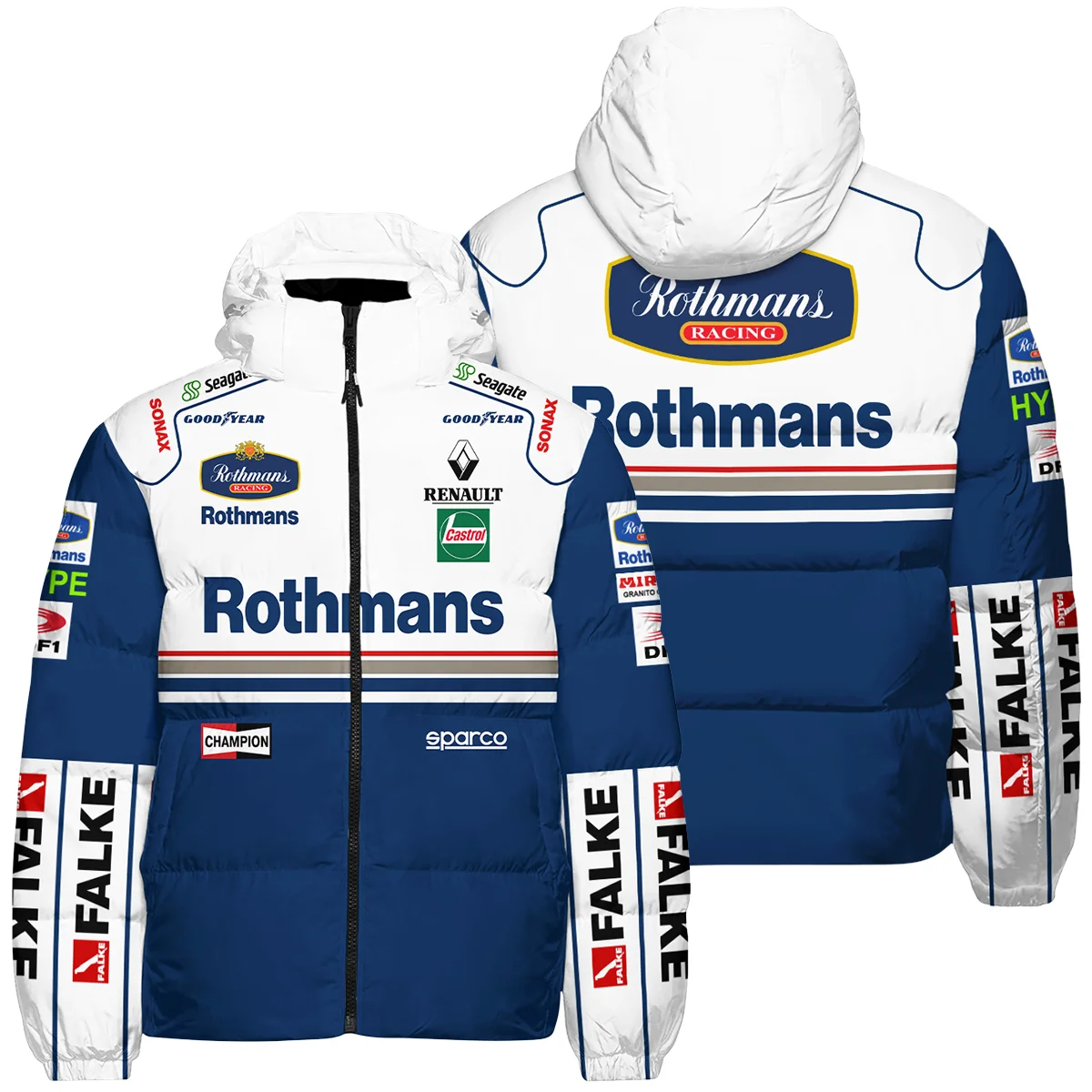 1997 Jacques Villeneuve Racing Suit Williams F1 Down & Puffer Jackets BLJV10825A2HCJ - Trackside Outfit