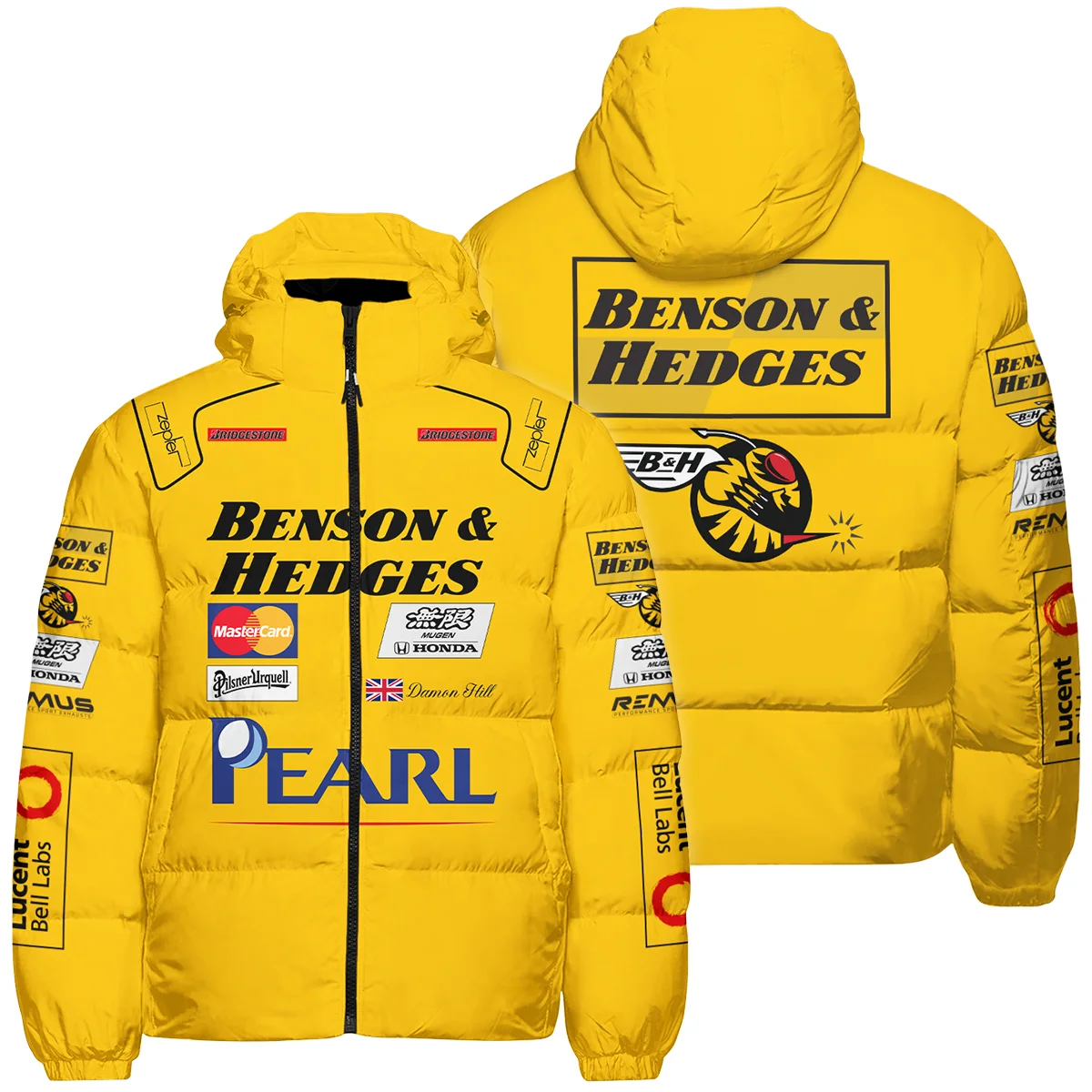 1999 Damon Hill Racing Suit Down & Puffer Jackets BLVADH050925A3HCJ