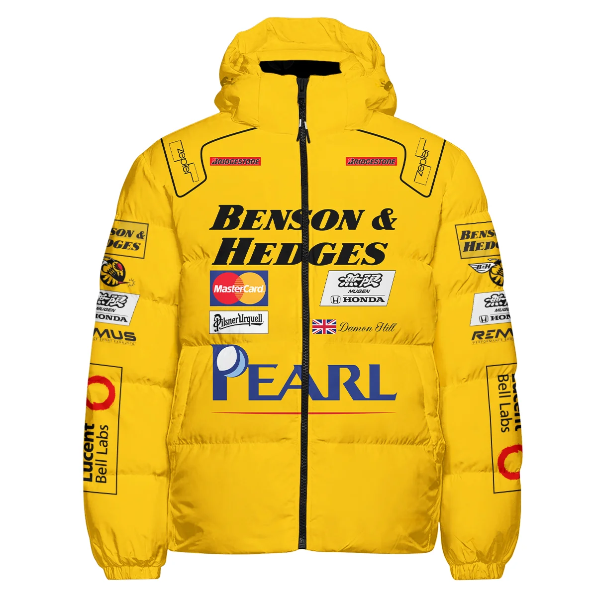 Alternative view of 1999 Damon Hill Racing Suit Down & Puffer Jackets BLVADH050925A3HCJ