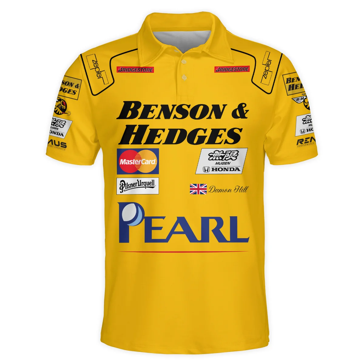 Alternative view of 1999 Damon Hill Racing Suit Polo Shirt BLVADH050925A3PL