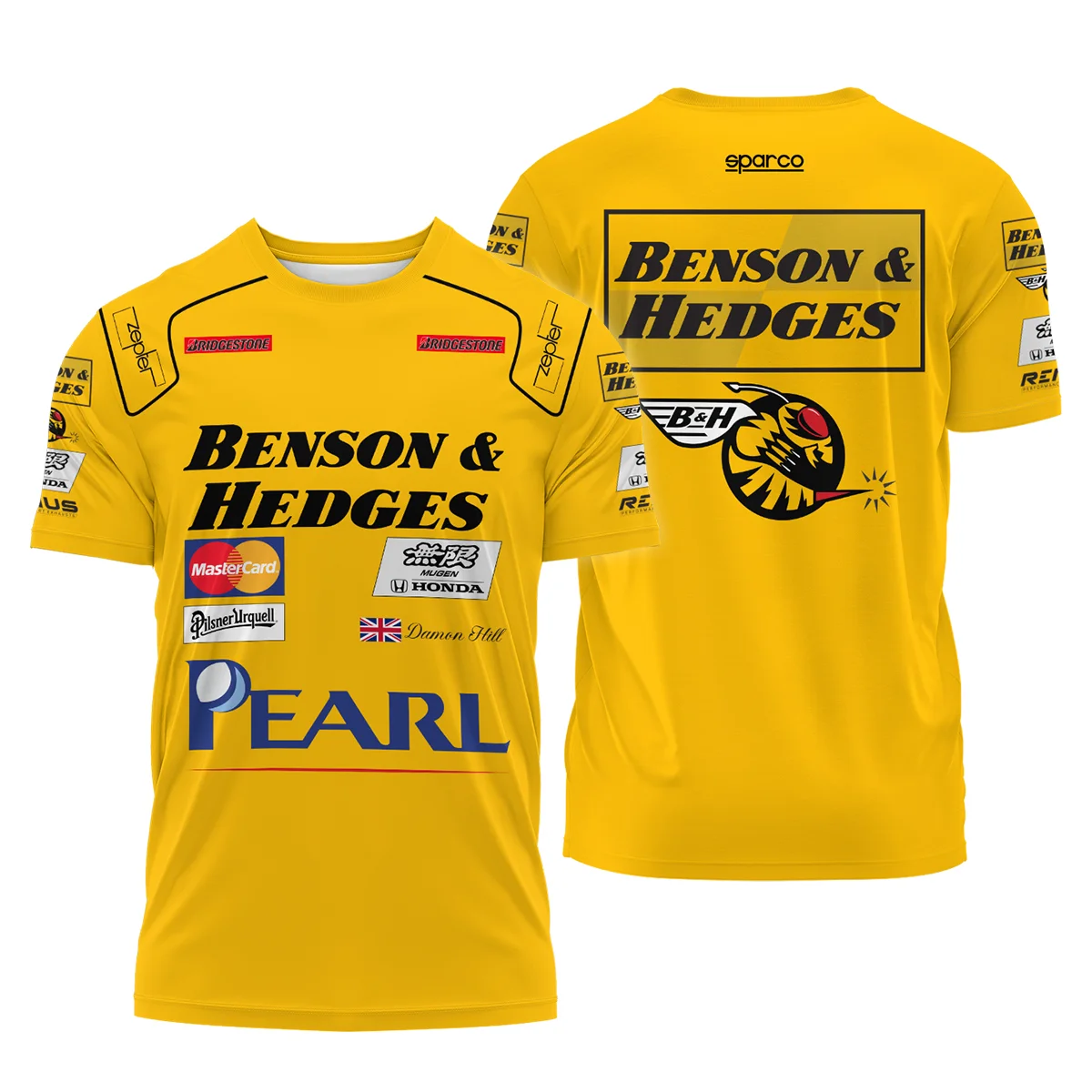 1999 Damon Hill Racing Suit T-Shirt BLVADH050925A3TS