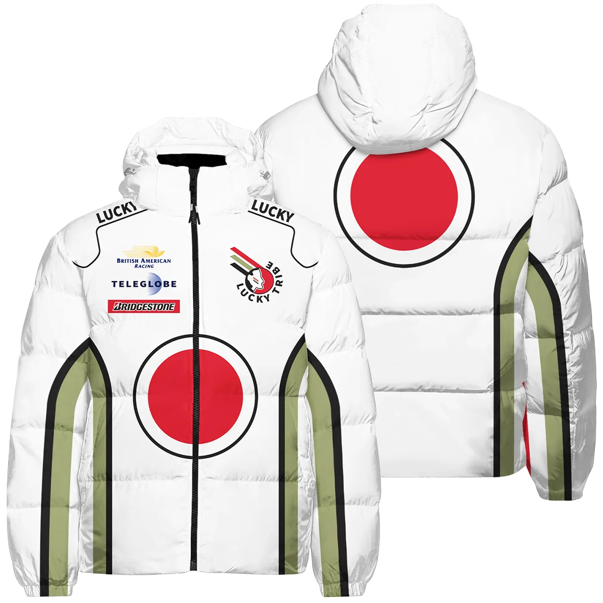 1999 Jacques Villeneuve Racing Suit F1 Down & Puffer Jackets BLJV10825A4HCJ - Race Day Design
