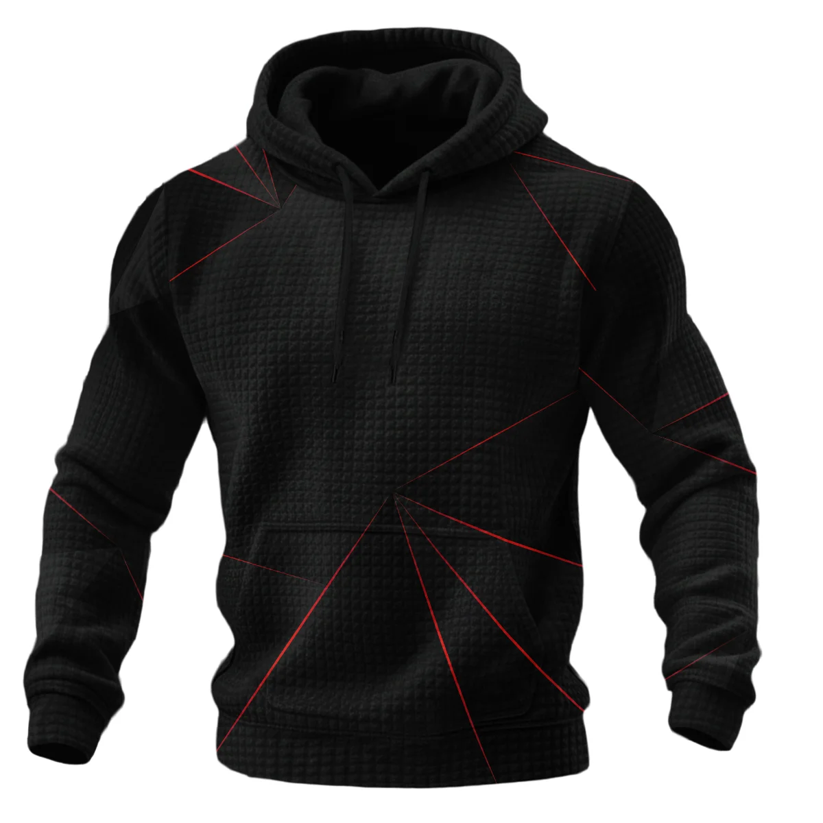 Audi F1 Teamwear Hoodie Quilted Waffle BL8326A1AUDIHQW - Image 2