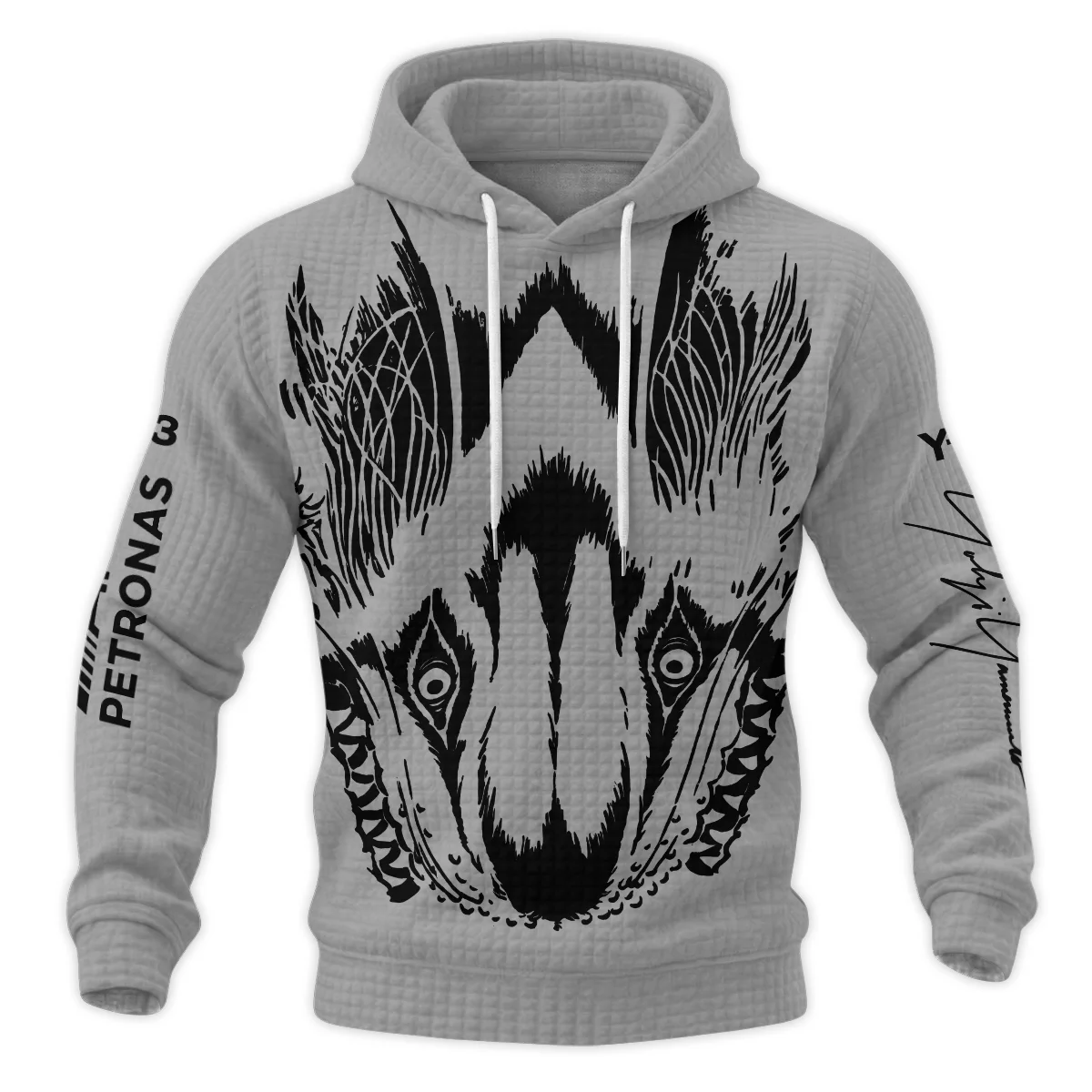 2026 Y-3 x Mercedes F1 - Hoodie Quilted Waffle BLMER18326A4HQW - Image 2