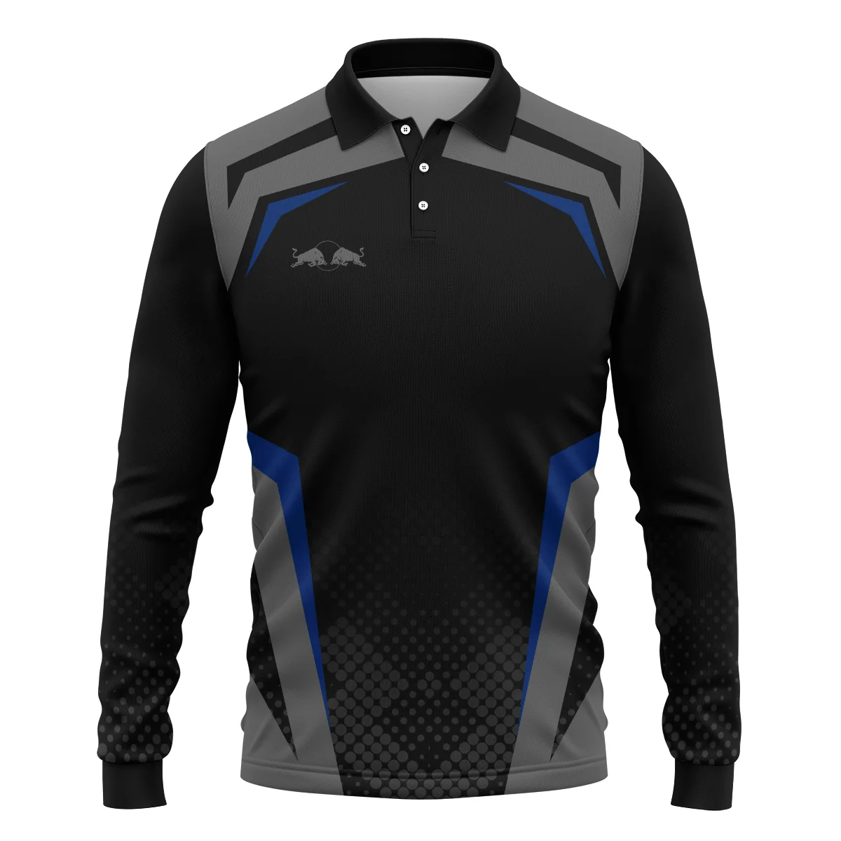 Red Bull Racing F1 Teamwear Long Polo Shirt BLVA5326A3RBRLPL - Image 2