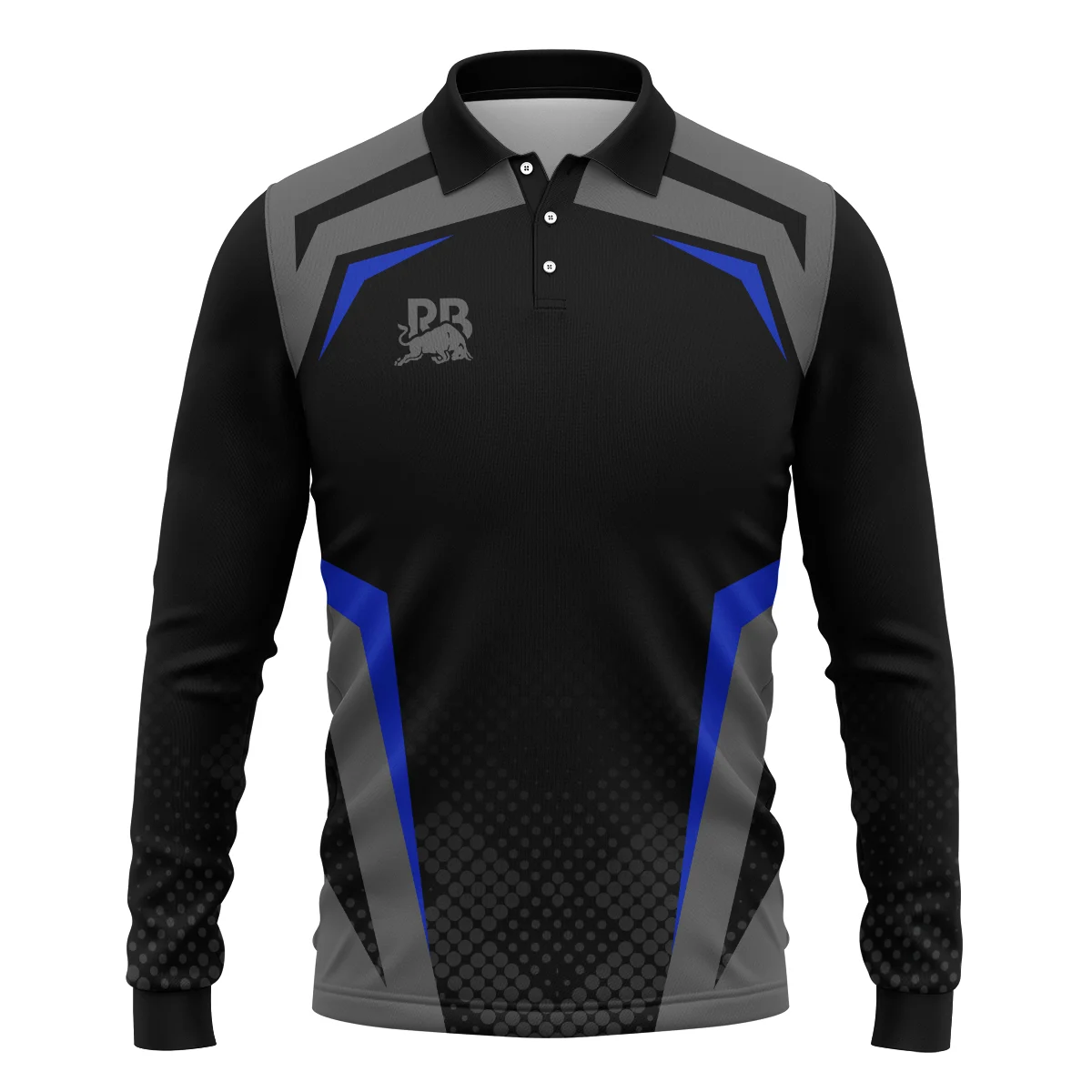 Racing Bulls F1 Teamwear Long Polo Shirt BLVA5326A3RCBLPL - Image 2