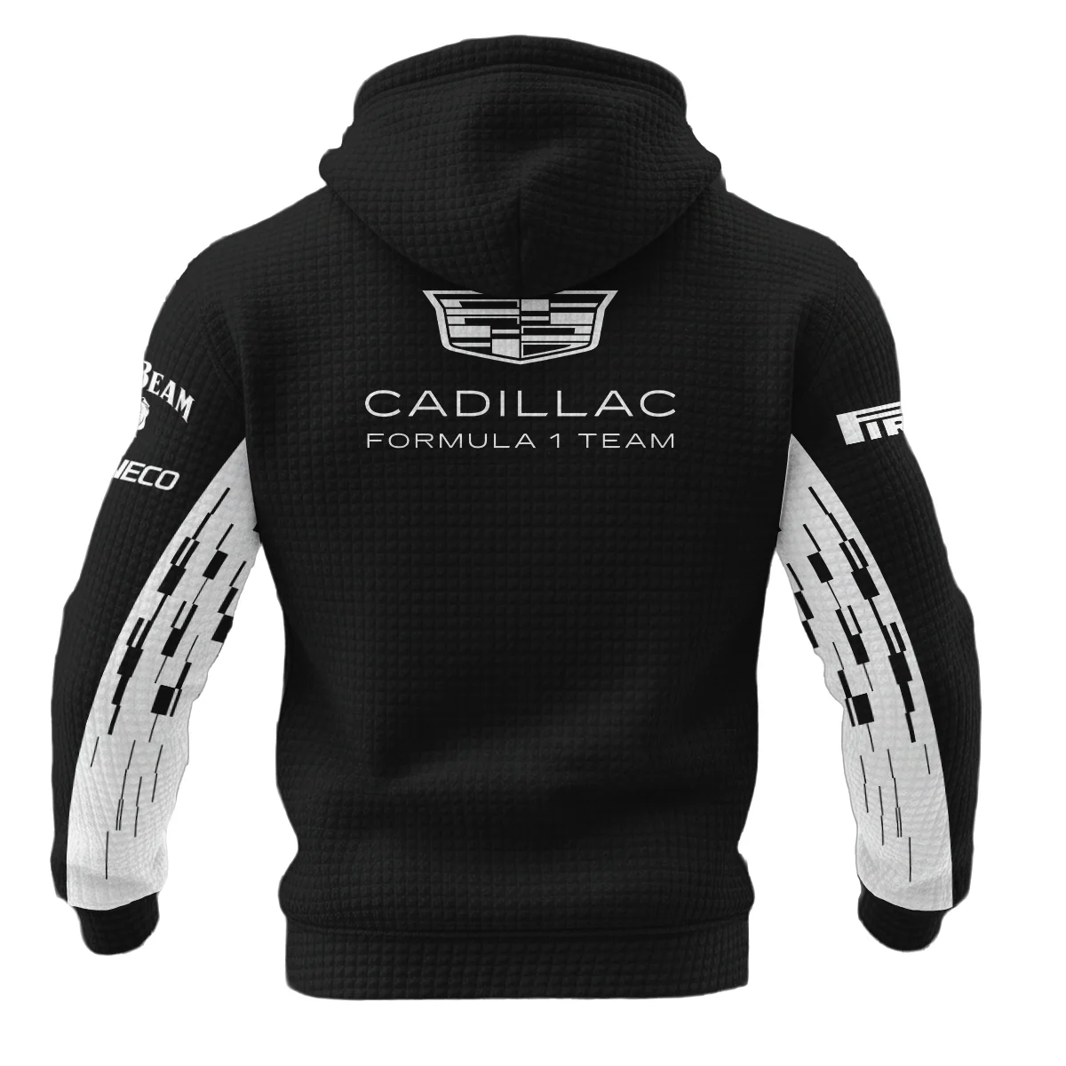 2026 Sergio Perez Cadillac F1 Team Apparel Hoodie Quilted Waffle BLVA9326SP3HQW - Image 3