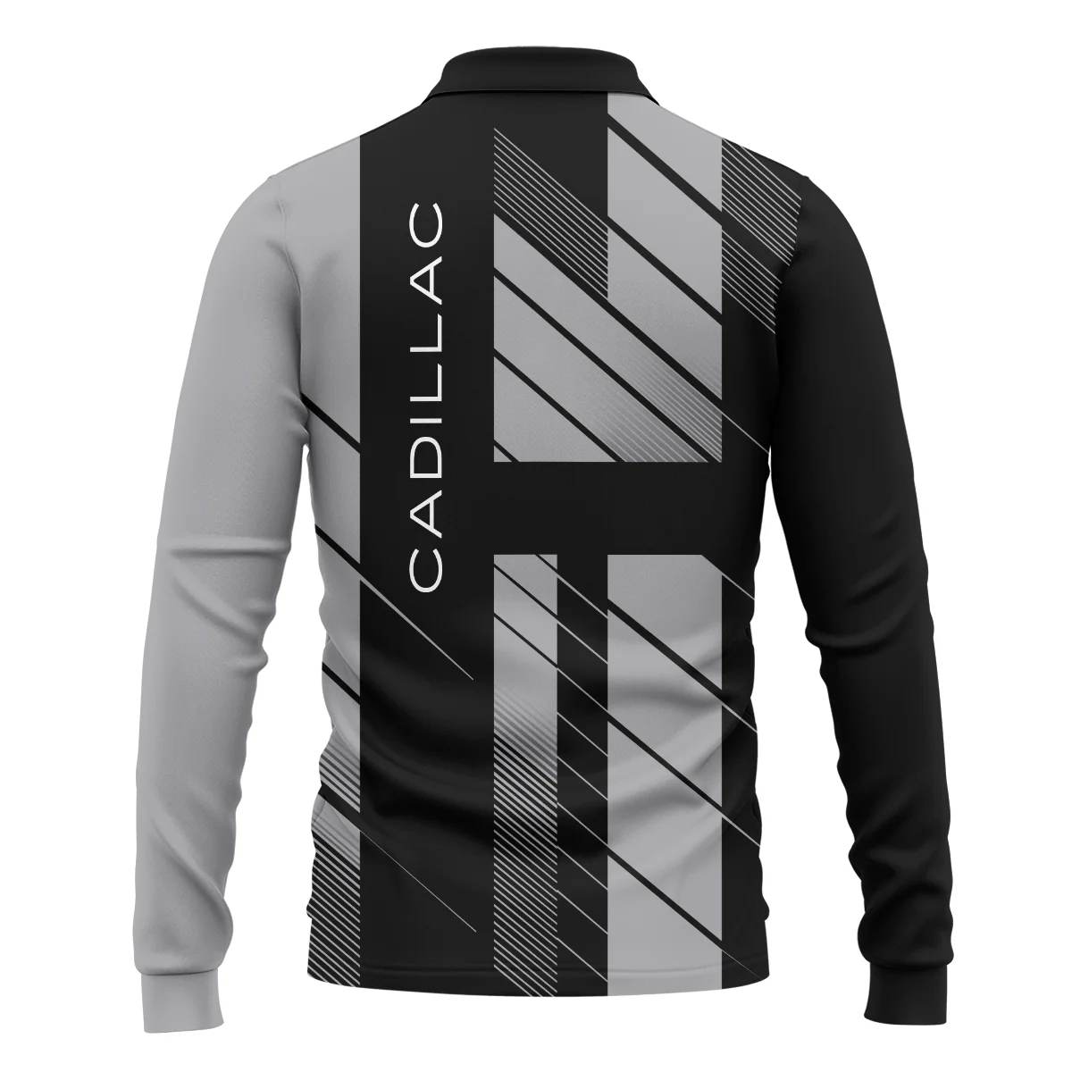 Cadillac F1 Teamwear Long Polo Shirt BLVA5326A2CADLPL - Image 3