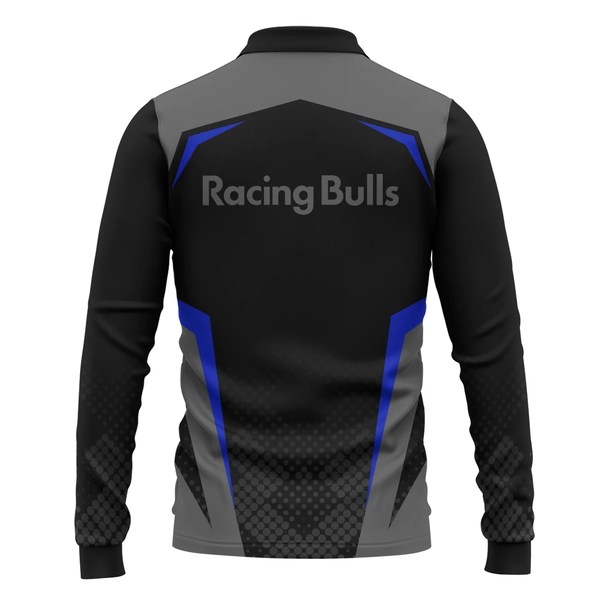 Racing Bulls F1 Teamwear Long Polo Shirt BLVA5326A3RCBLPL - Image 3