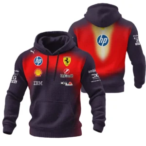 2026 China GP Edition Ferrari F1 Hoodie Quilted Waffle BLVA12326FRRHQW