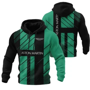 Aston Martin F1 Teamwear Hoodie Quilted Waffle BLVA5326A2AMHQW