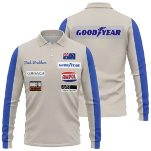 1970 Jack Brabham race suit Long Polo Shirt BLVAJB070725A01LPL