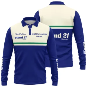 1990s Sir Jack Brabham Race IndyCar Suit Long Polo Shirt BLVAJB070725A02LPL