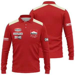 1976 James Hunt Racing Suit McLaren F1 Long Polo Shirt BLVAJHR130825A3LPL