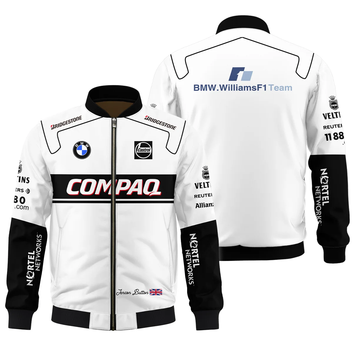 2000 Jenson Button Racing Suit Williams F1 Bomber BLVAJB010925A1BB - Race Day Design
