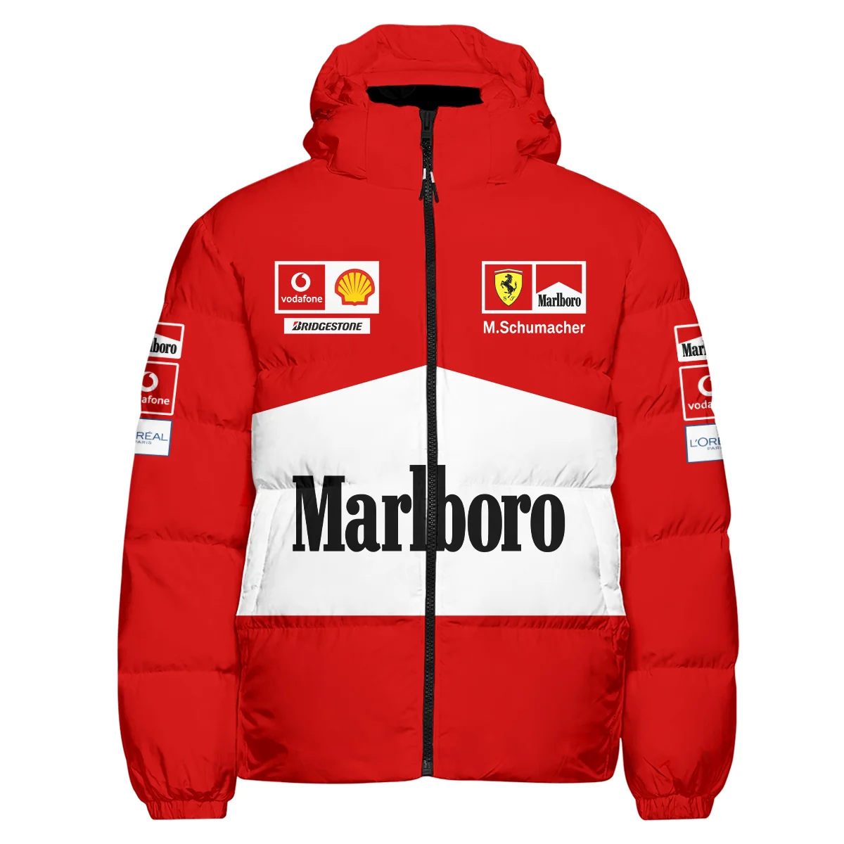 2004 WDC Schumi Race Suit Down & Puffer Jackets BLVAMC020925A12HCJ - Image 2