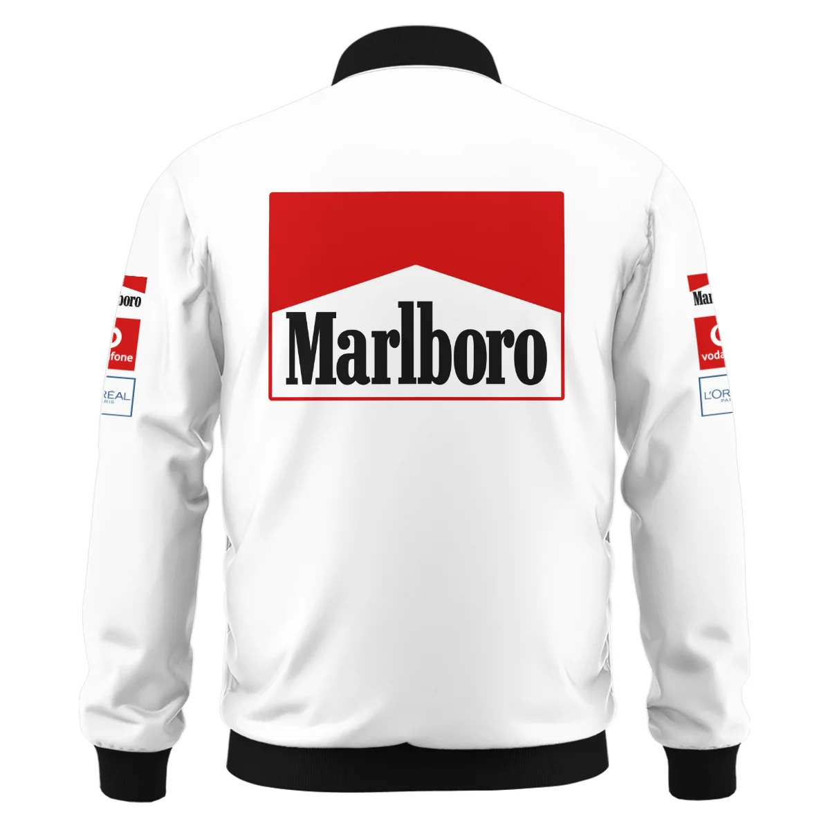 2004 White Version Michael Schumacher Race Suit Ferrari F1 Bomber BLVAMC020925A10BB - Image 3