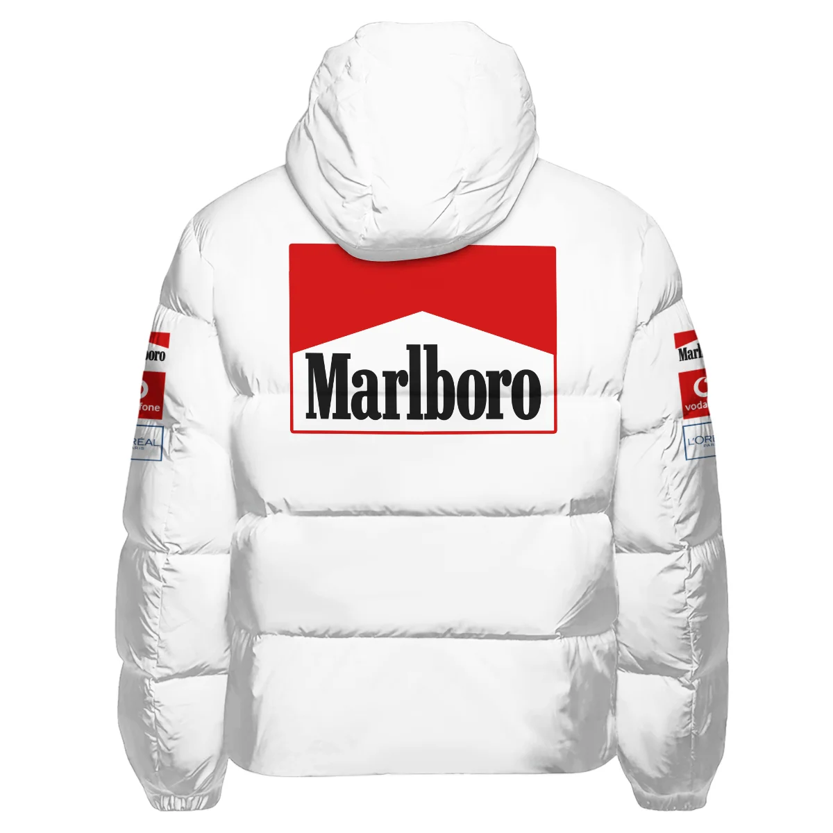 2004 White Version Michael Schumacher Race Suit Ferrari F1 Down & Puffer Jackets BLVAMC020925A10HCJ - Image 3