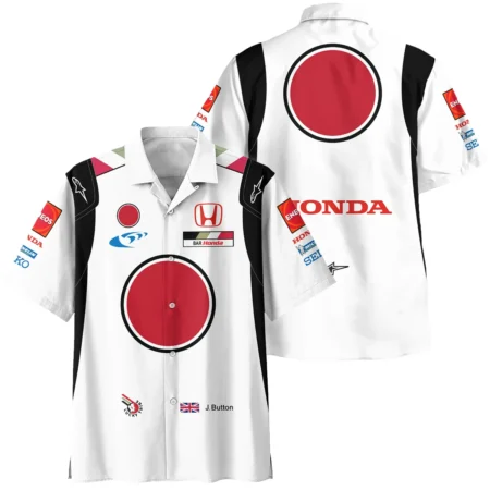 2005 Jenson Button Racing Suit BAR Honda F1 Hawaiian Shirt BLVAJB010925A3HW