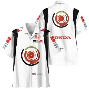 2005 Jenson Button Racing Suit BAR Honda F1 Hawaiian Shirt BLVAJB010925A4HW
