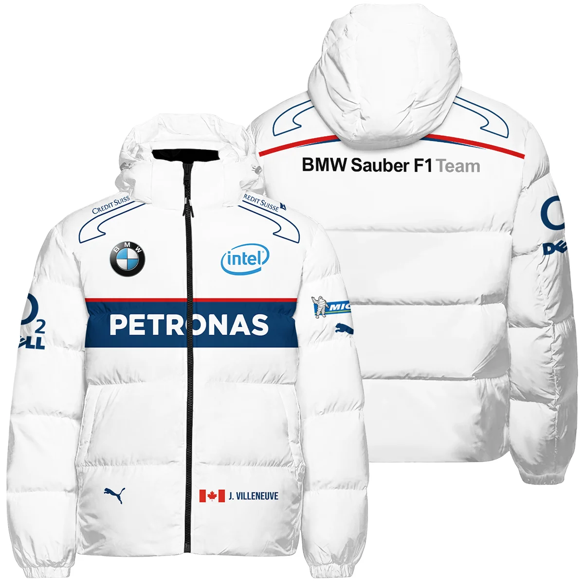 2006 Jacques Villeneuve Racing Suit F1 Down & Puffer Jackets BLJV10825A8HCJ