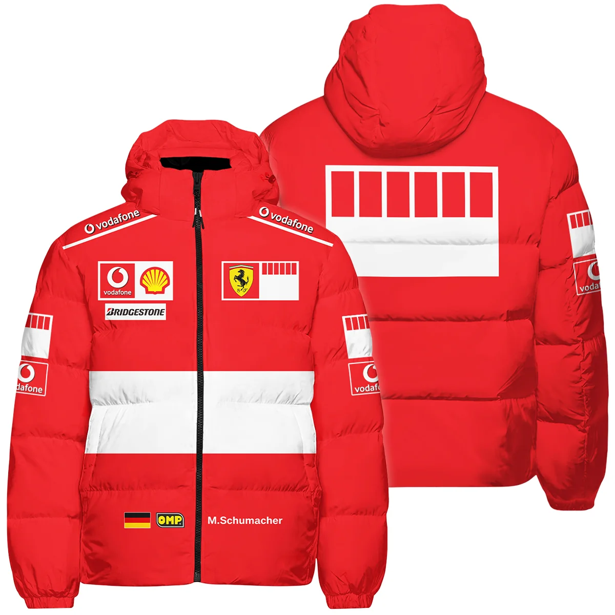 2006 Michael Schumacher Race Suit Ferrari F1 Down & Puffer Jackets BLVAMC020925A6HCJ