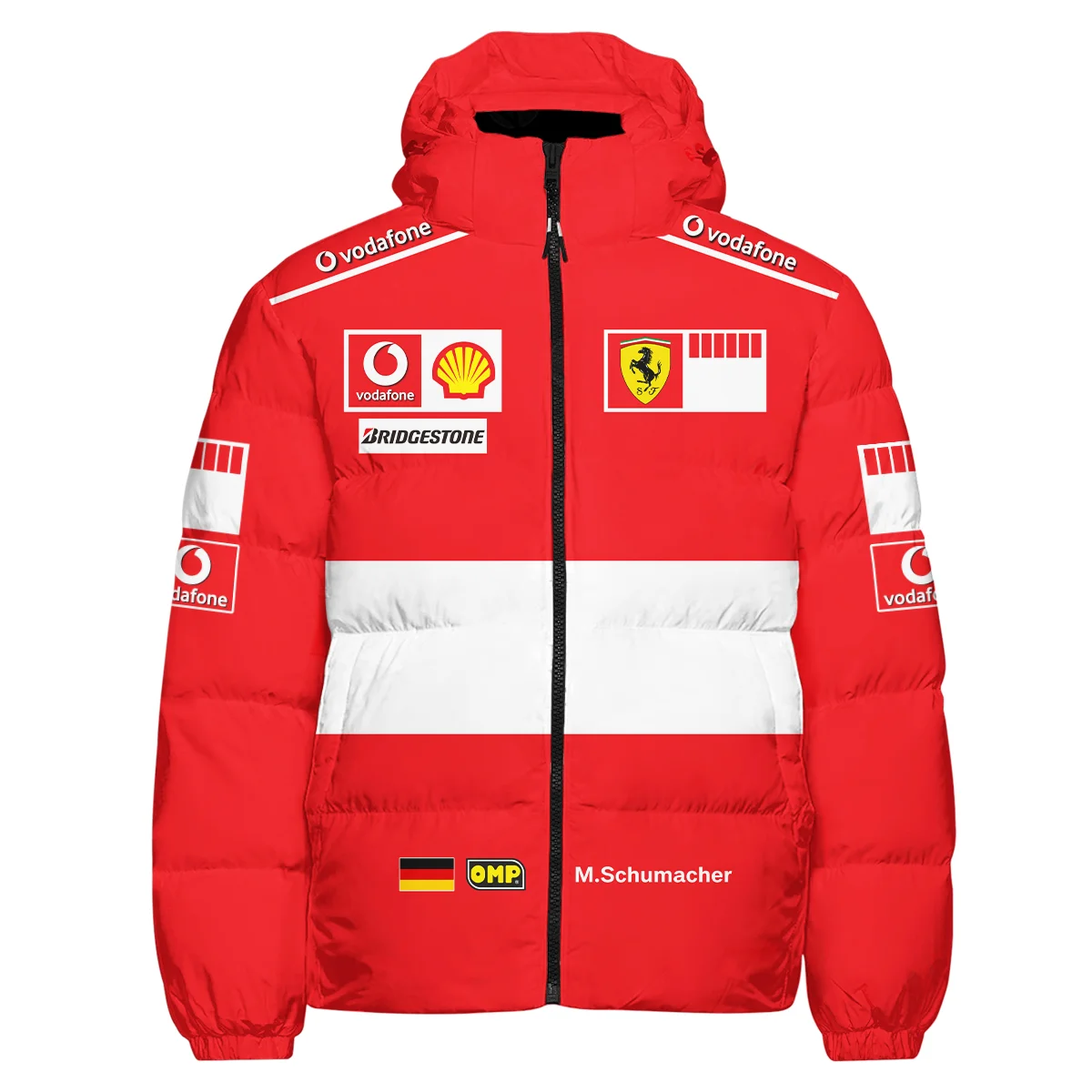 2006 Michael Schumacher Race Suit Ferrari F1 Down & Puffer Jackets BLVAMC020925A6HCJ - Image 2