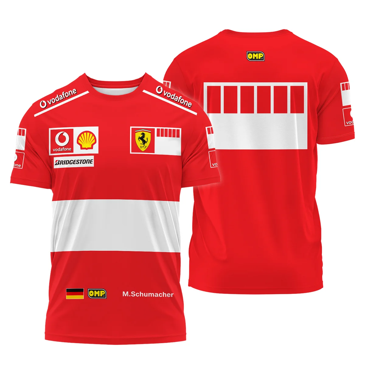 2006 Michael Schumacher Race Suit Ferrari F1 T-Shirt BLVAMC020925A6TS