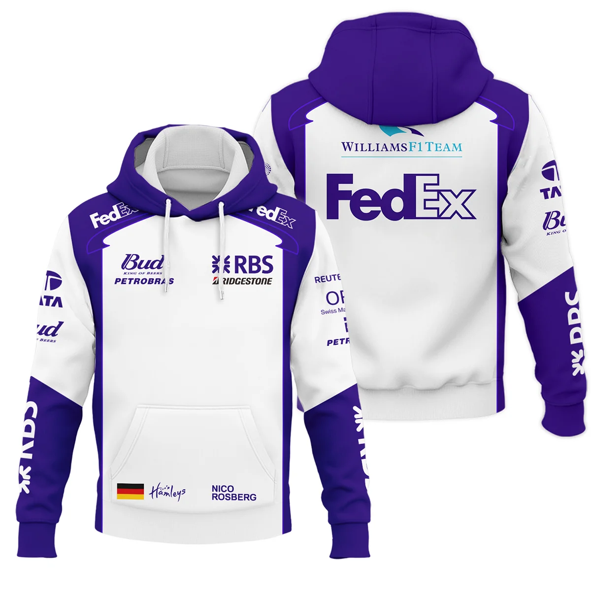 2006 Nico Rosberg Racing Suit Williams F1 Hoodie BLVANR281125A2HD