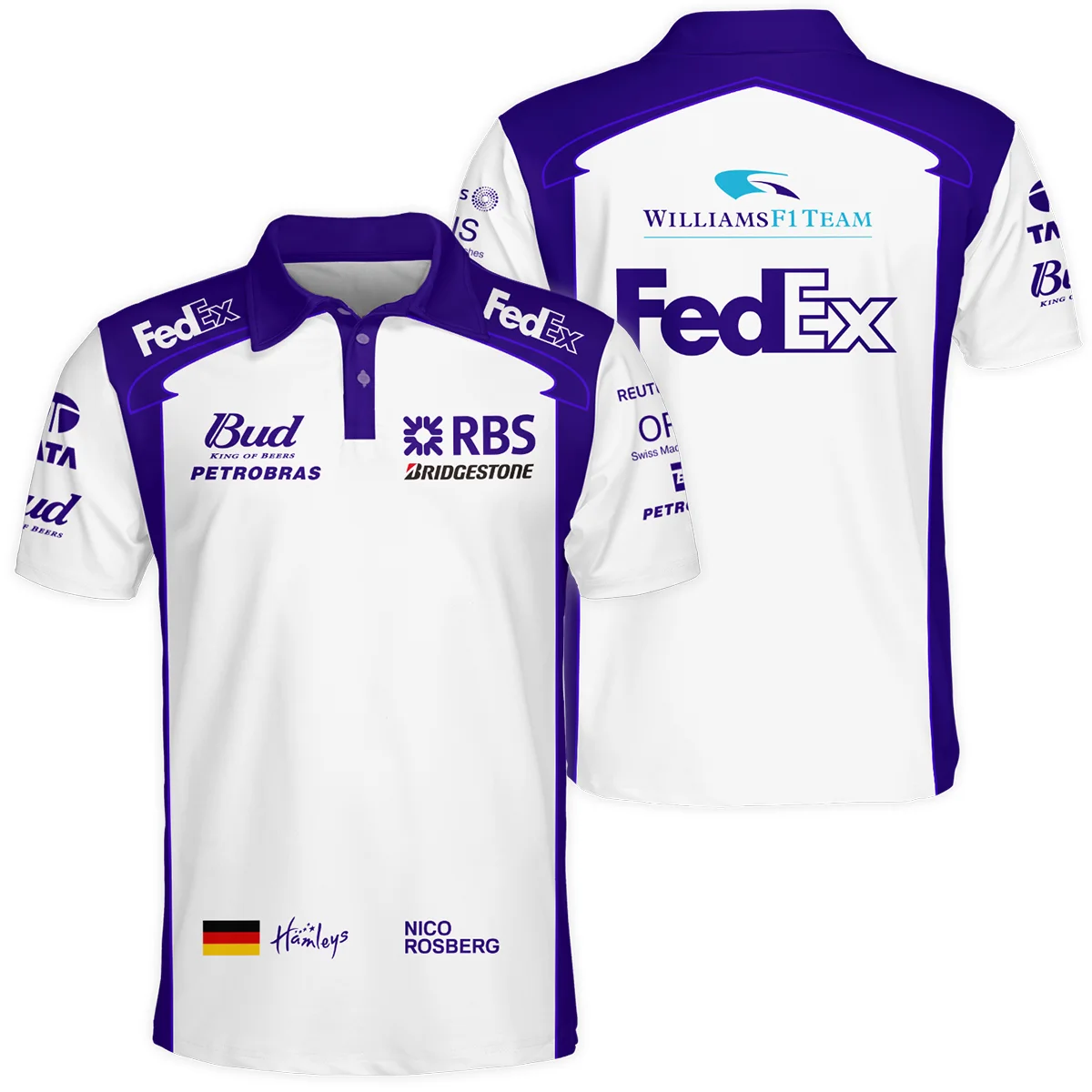 2006 Nico Rosberg Racing Suit Williams F1 Polo Shirt BLVANR281125A2PL