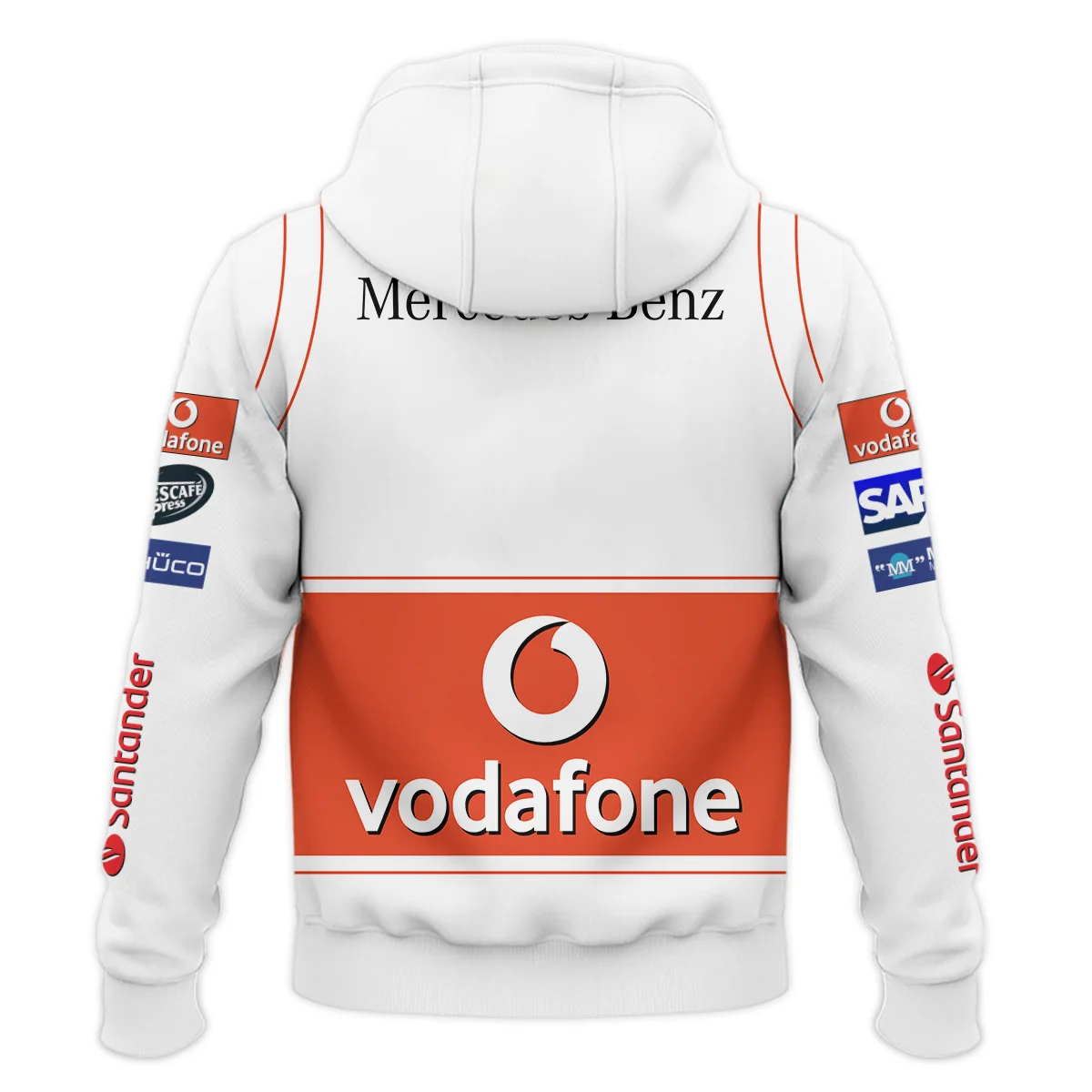 2008 Lewis Hamilton Racing Suit McLaren F1 Hoodie BLVALH260825A9HD - Image 3